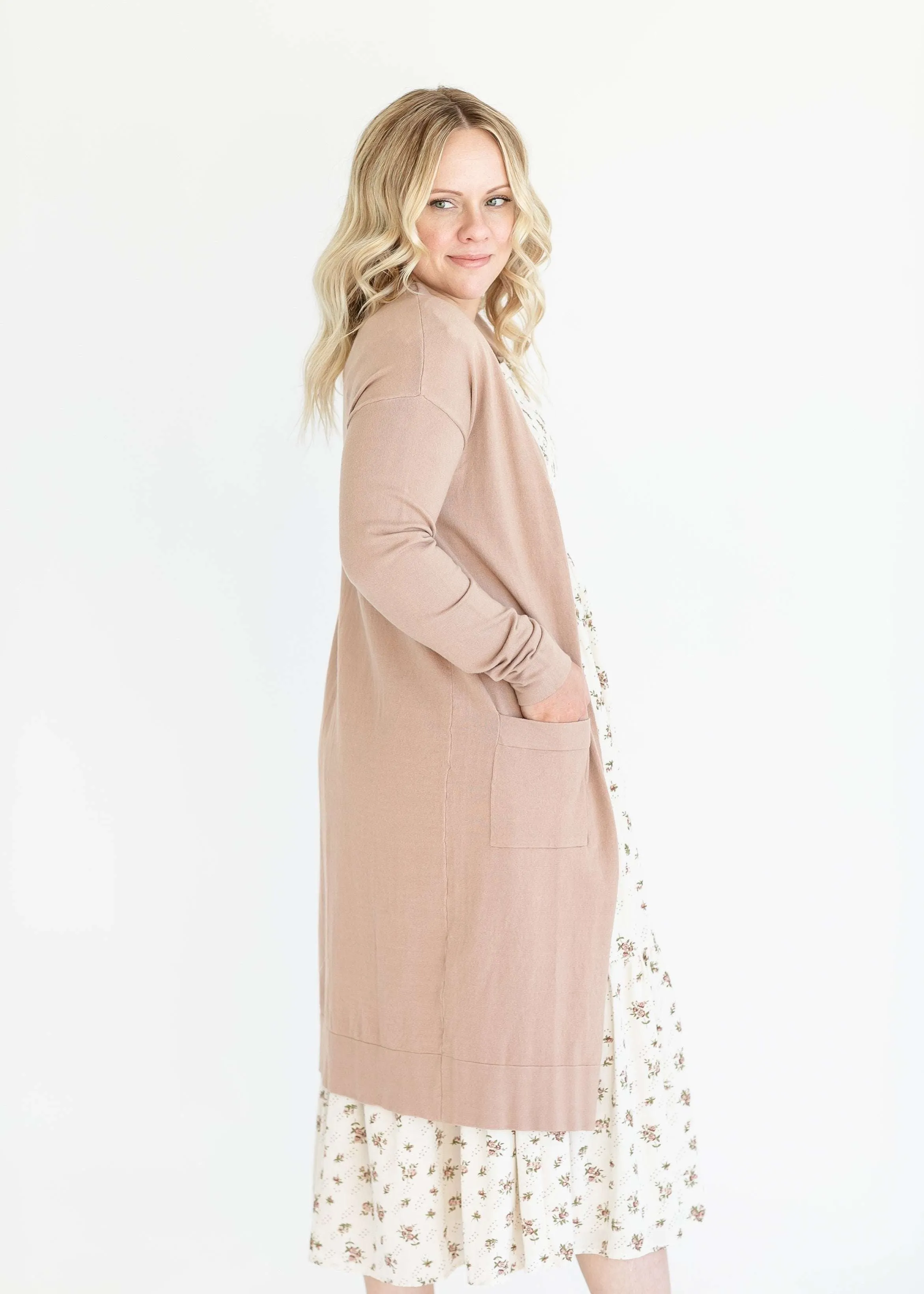 Essential Long   Soft Cardigan