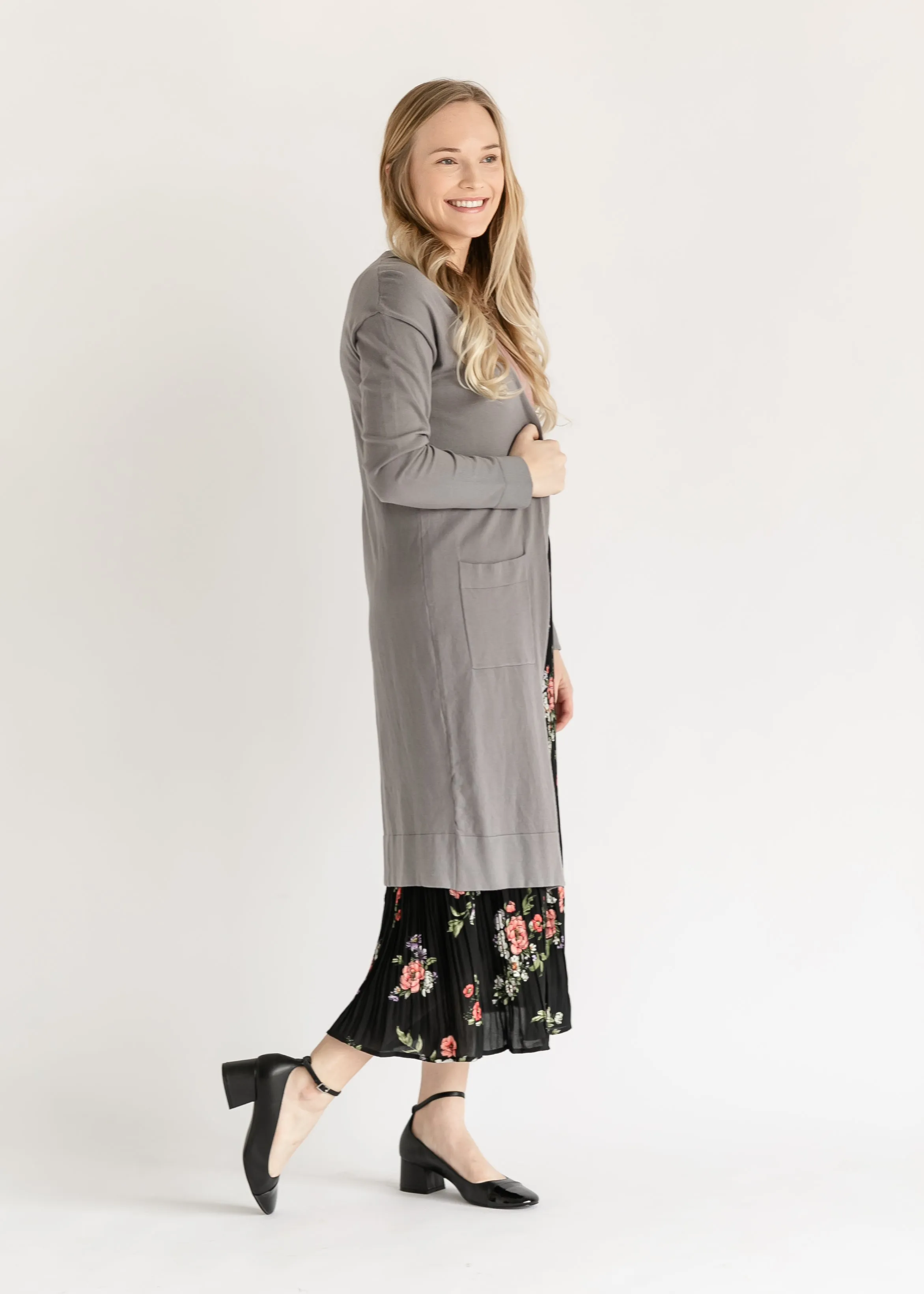 Essential Long   Soft Cardigan