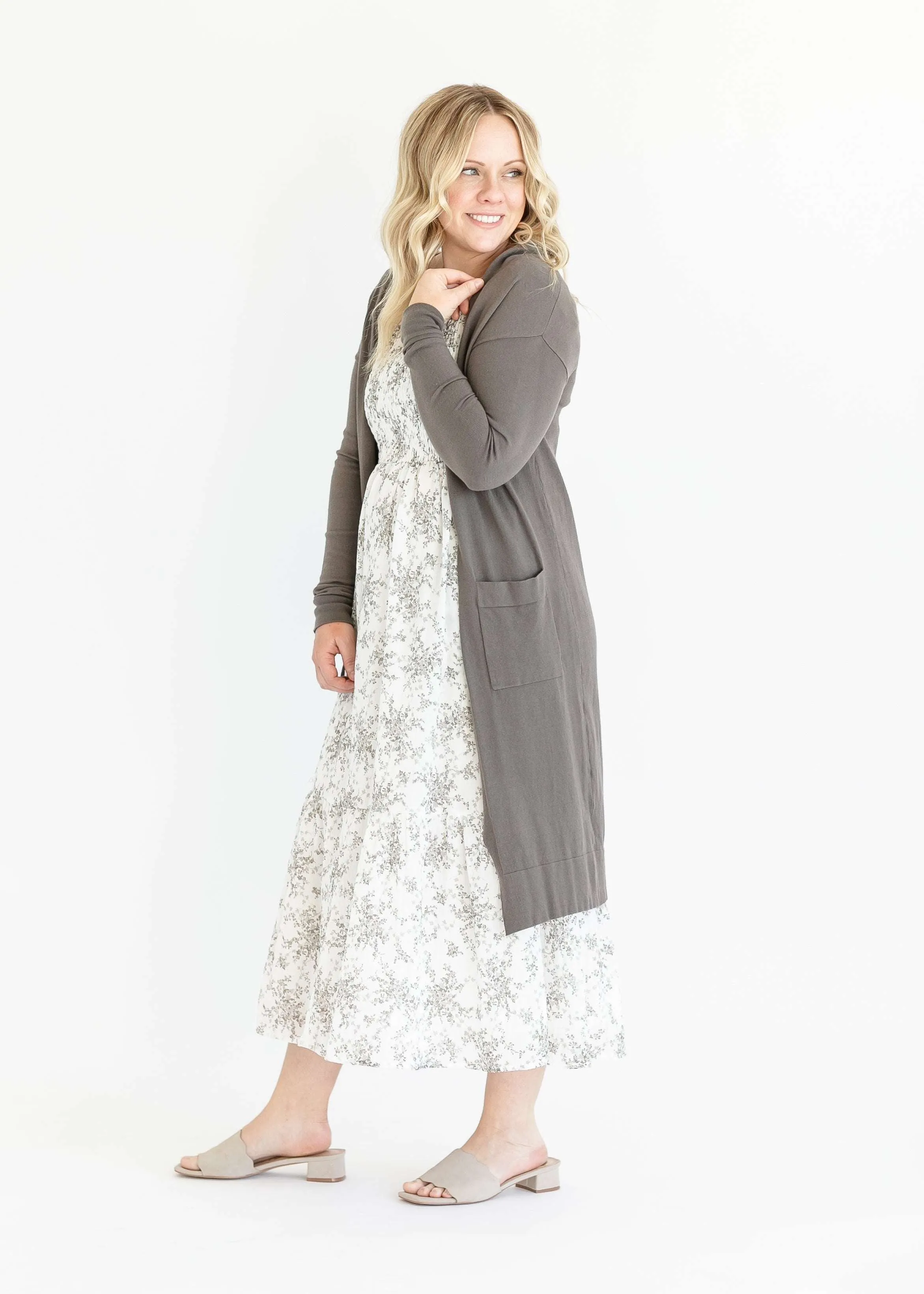 Essential Long   Soft Cardigan