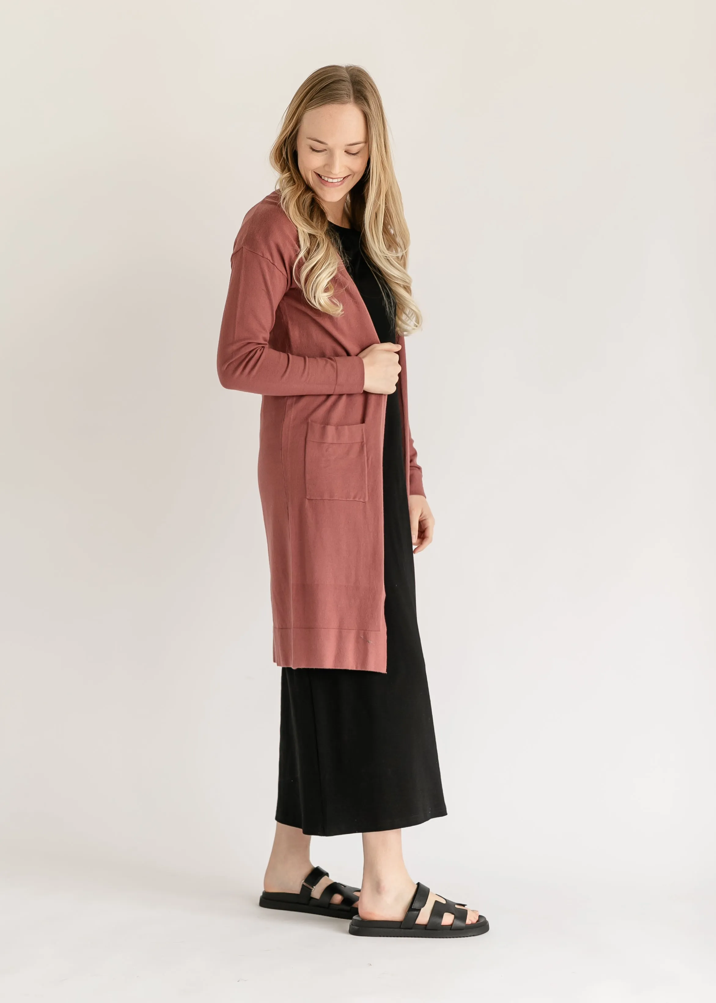 Essential Long   Soft Cardigan
