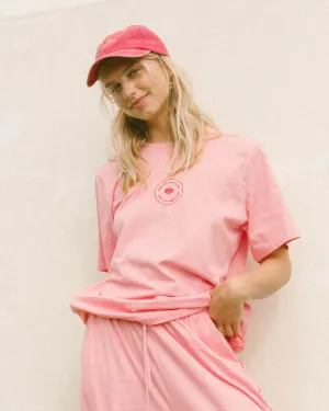 Essentials Tee | Pink & Red