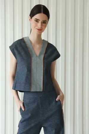 Ethel Denim Top