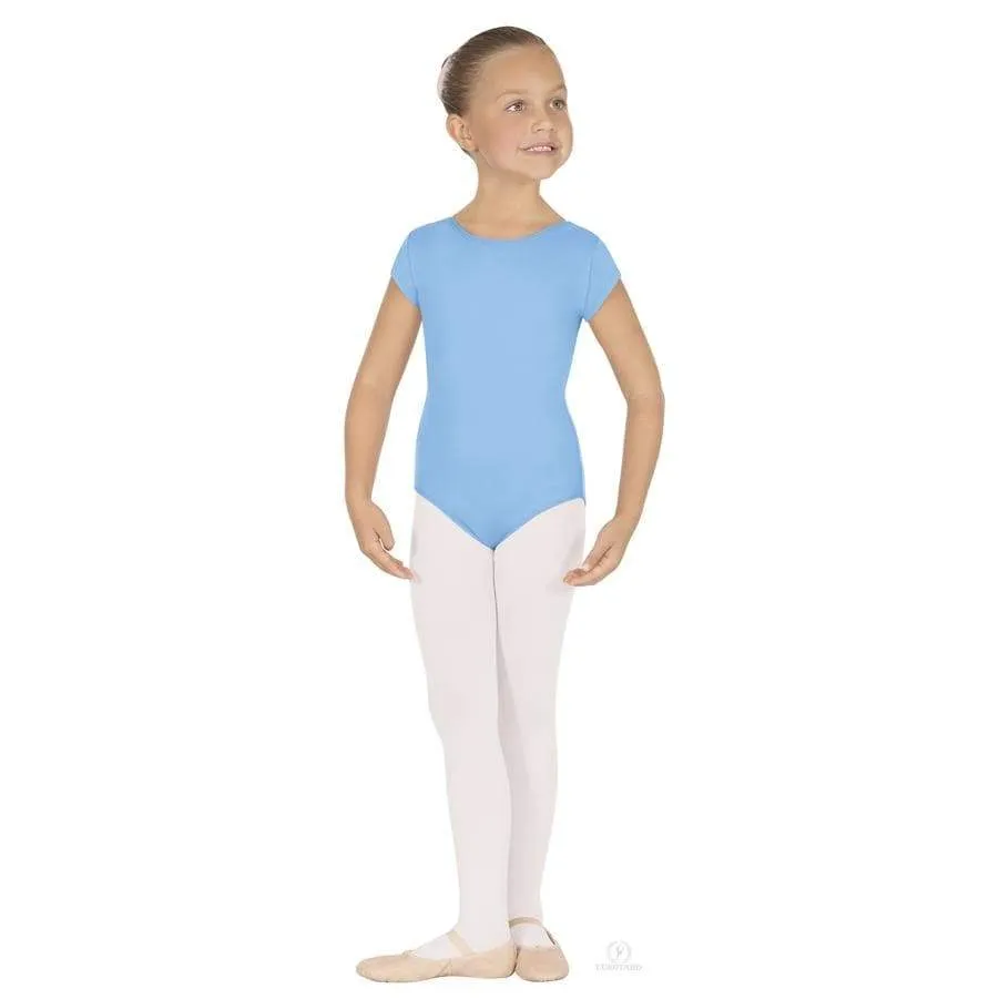 Eurotard Short Sleeve Cotton Child Leotard