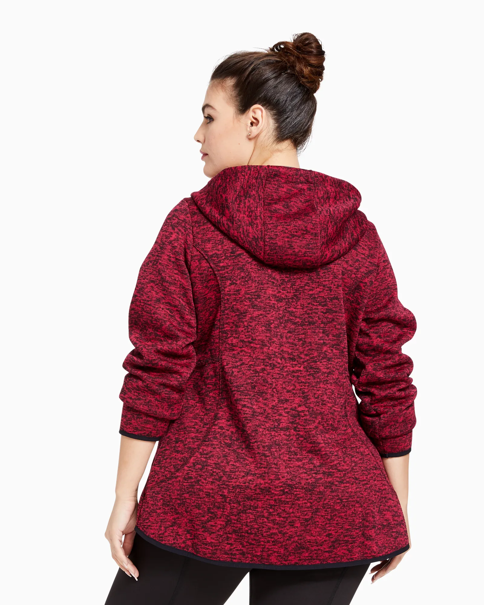 Everest Luxe Fleece Lined Hoodie | Magenta