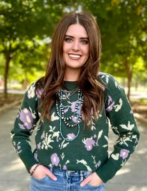Evergreen Elegance Sweater