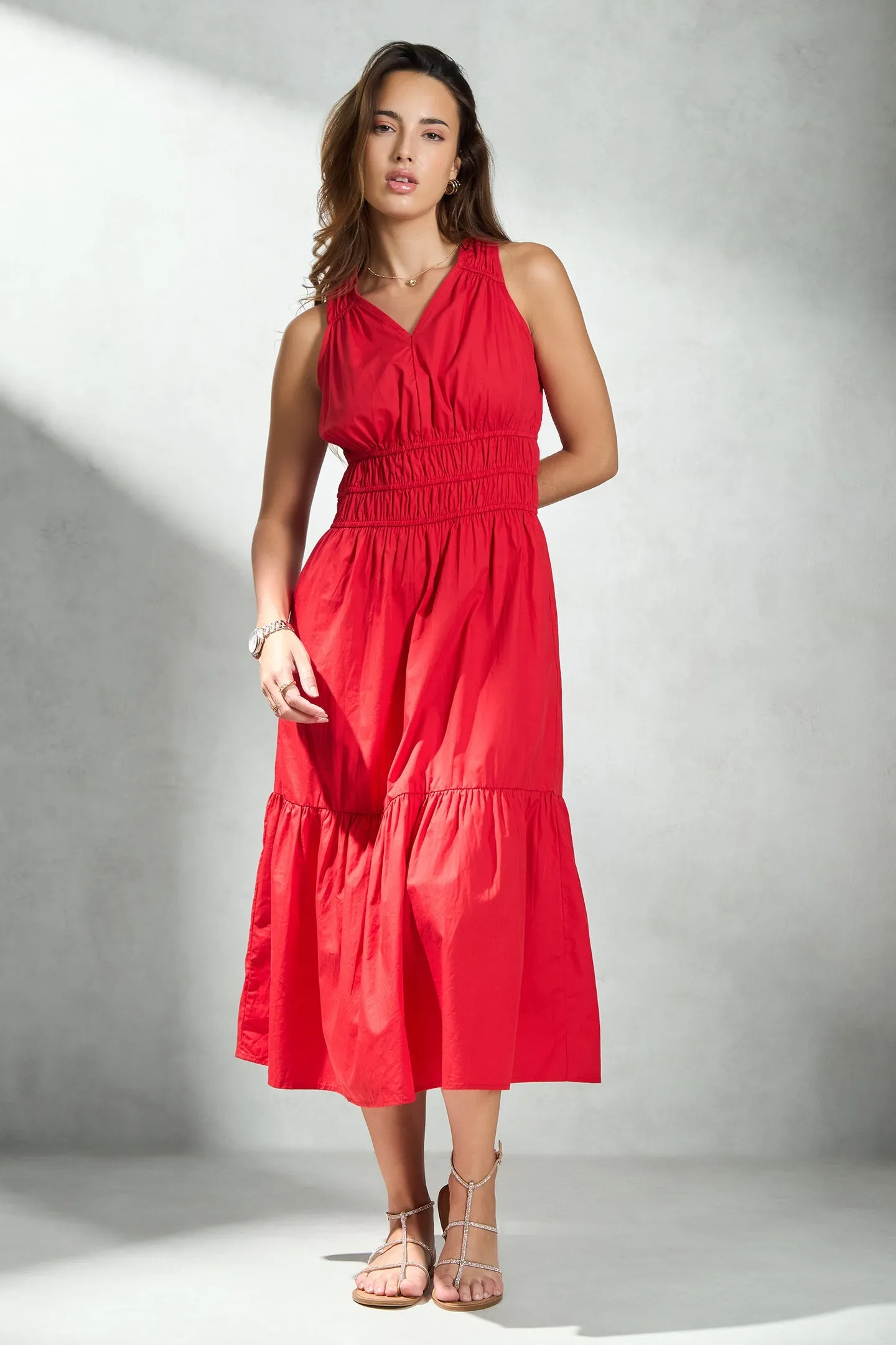 Eve|Tiered Cotton Dress