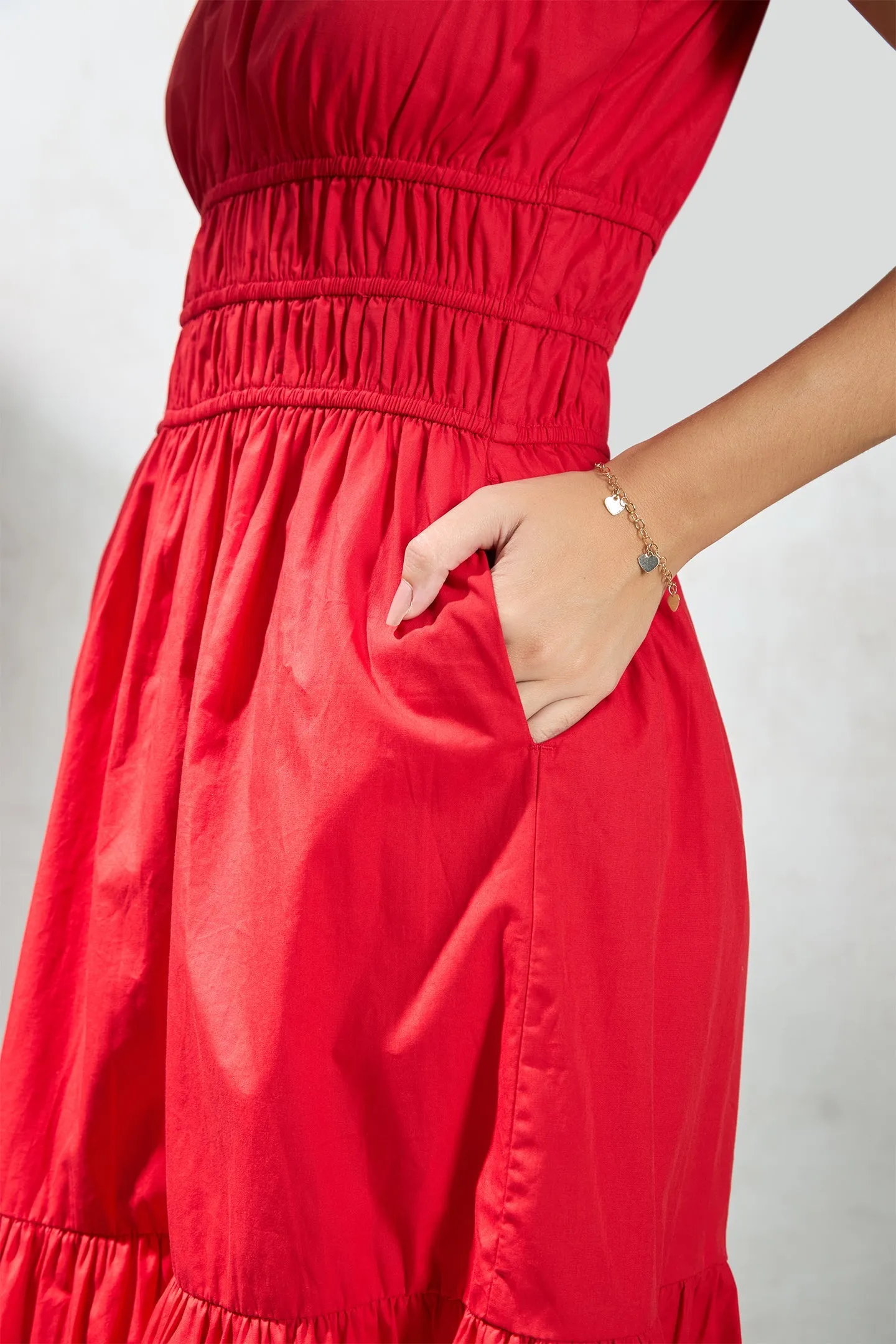 Eve|Tiered Cotton Dress