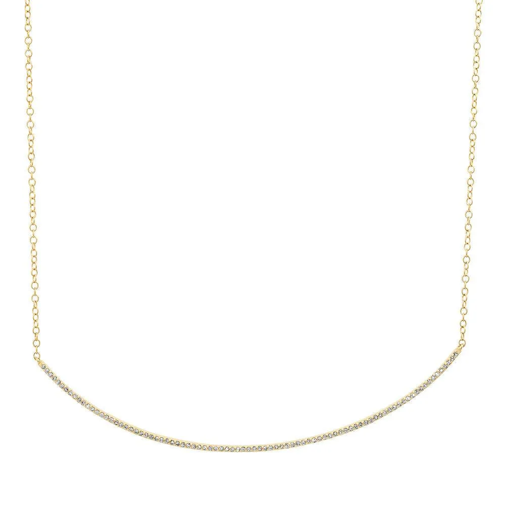 EVOKE DIAMOND NECKLACE, GOLD