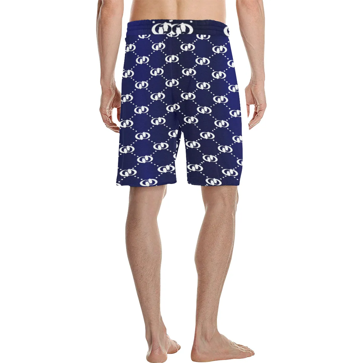EXCELLENCE BLWHT Men's All Over Print Casual Shorts