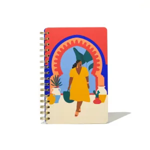 Explore morocco lined spiral journal