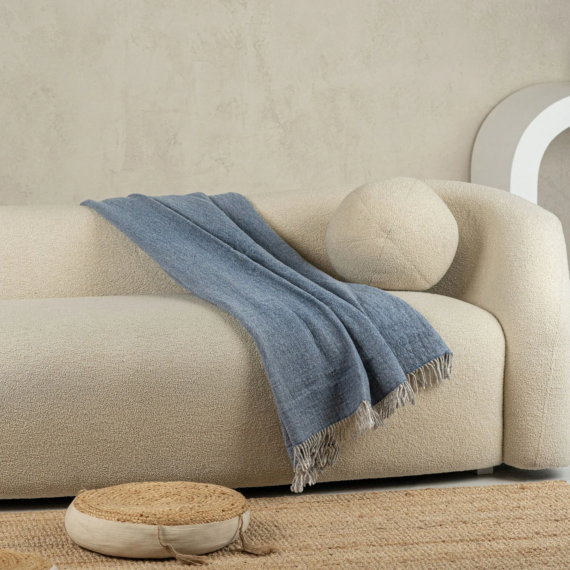 Extra Fine Virgin Merino Throw Blanket Budapest