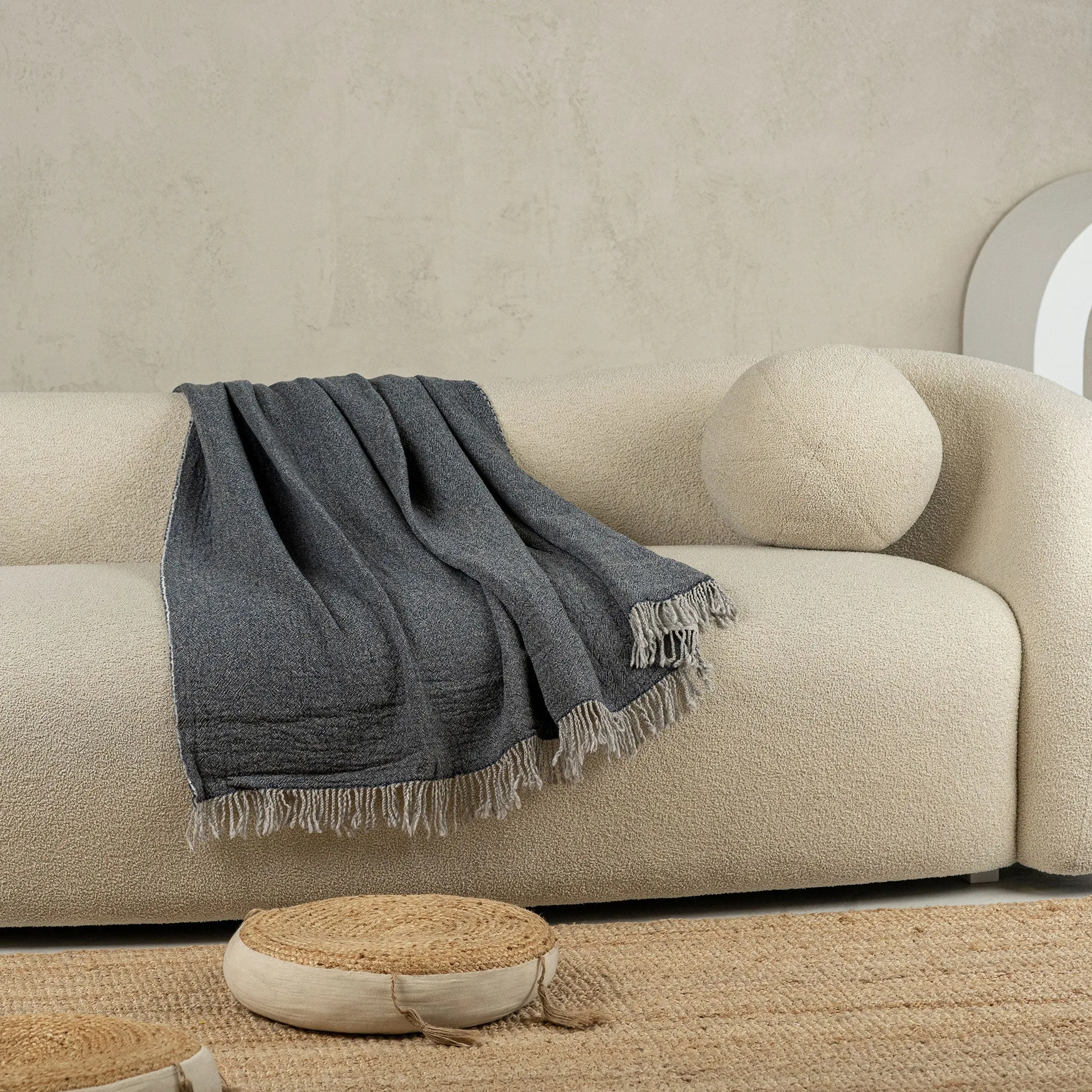 Extra Fine Virgin Merino Throw Blanket Budapest