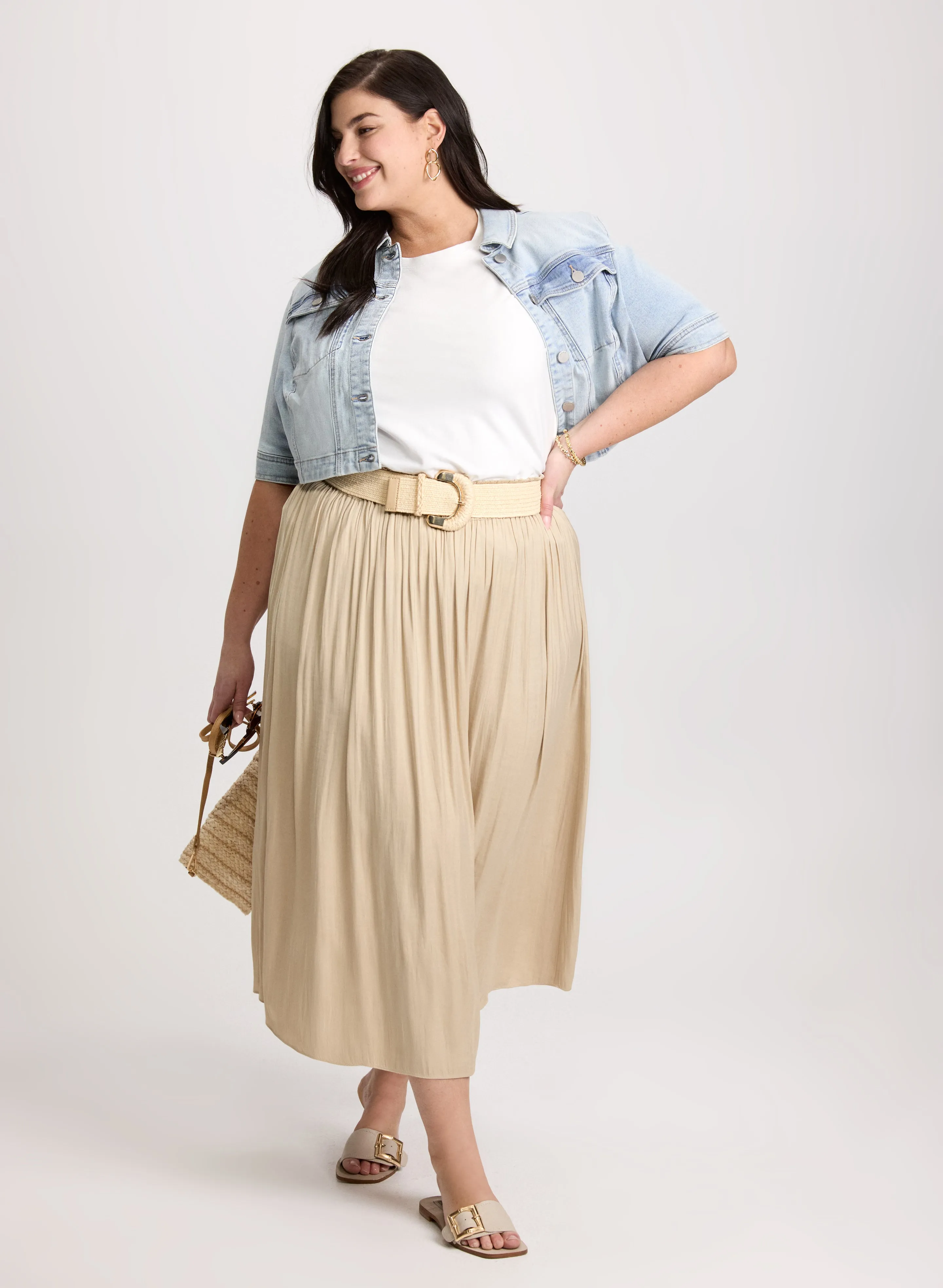 Eyelet Sleeve Tee
