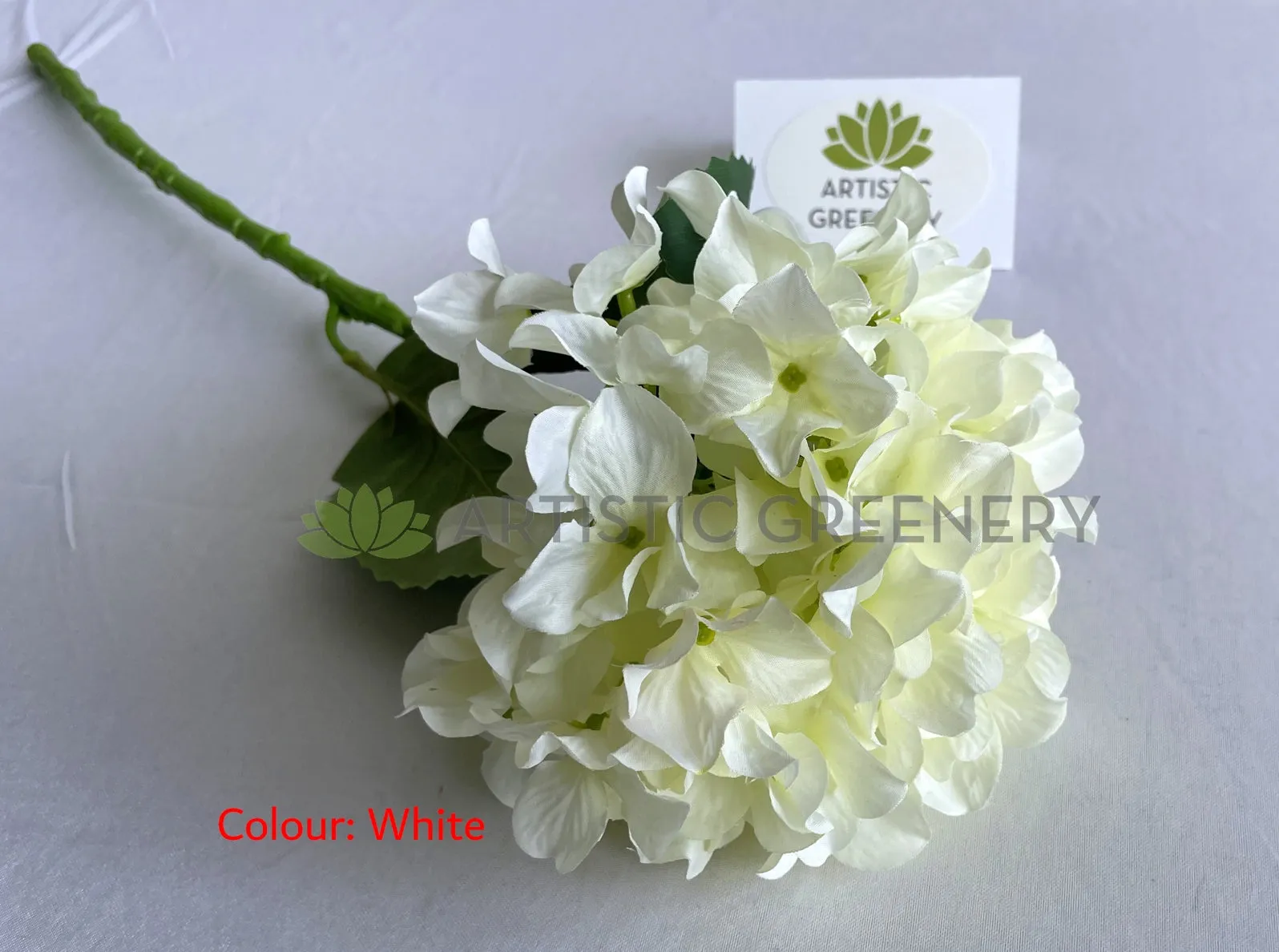 F0416 Hydrangea Stem 57cm Available in 3 Colours