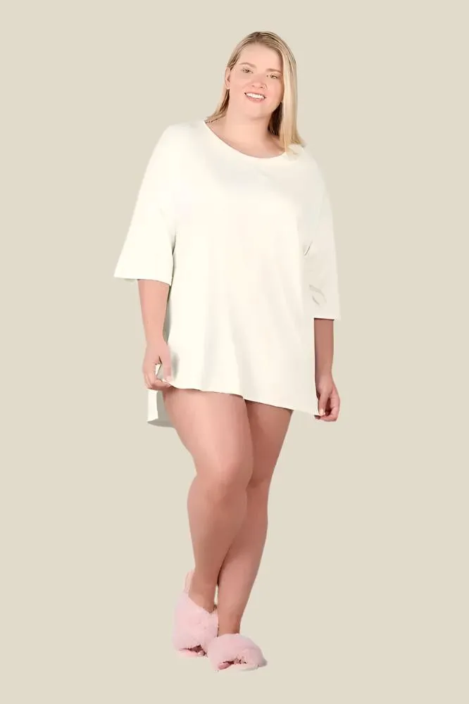 Faceplant Bamboo and Organic Cotton Oversized Boyfriend Tee