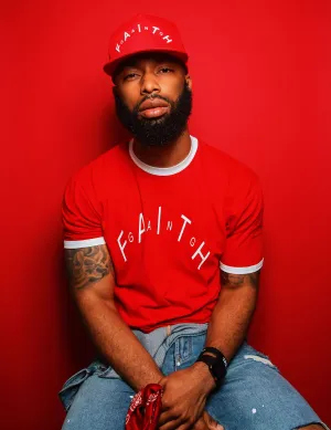 Faith Gang Arched Unisex Ringer T-Shirt (multiple color option)