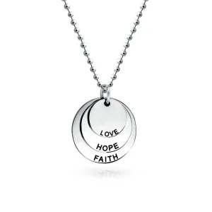 Engraved Silver Necklaces