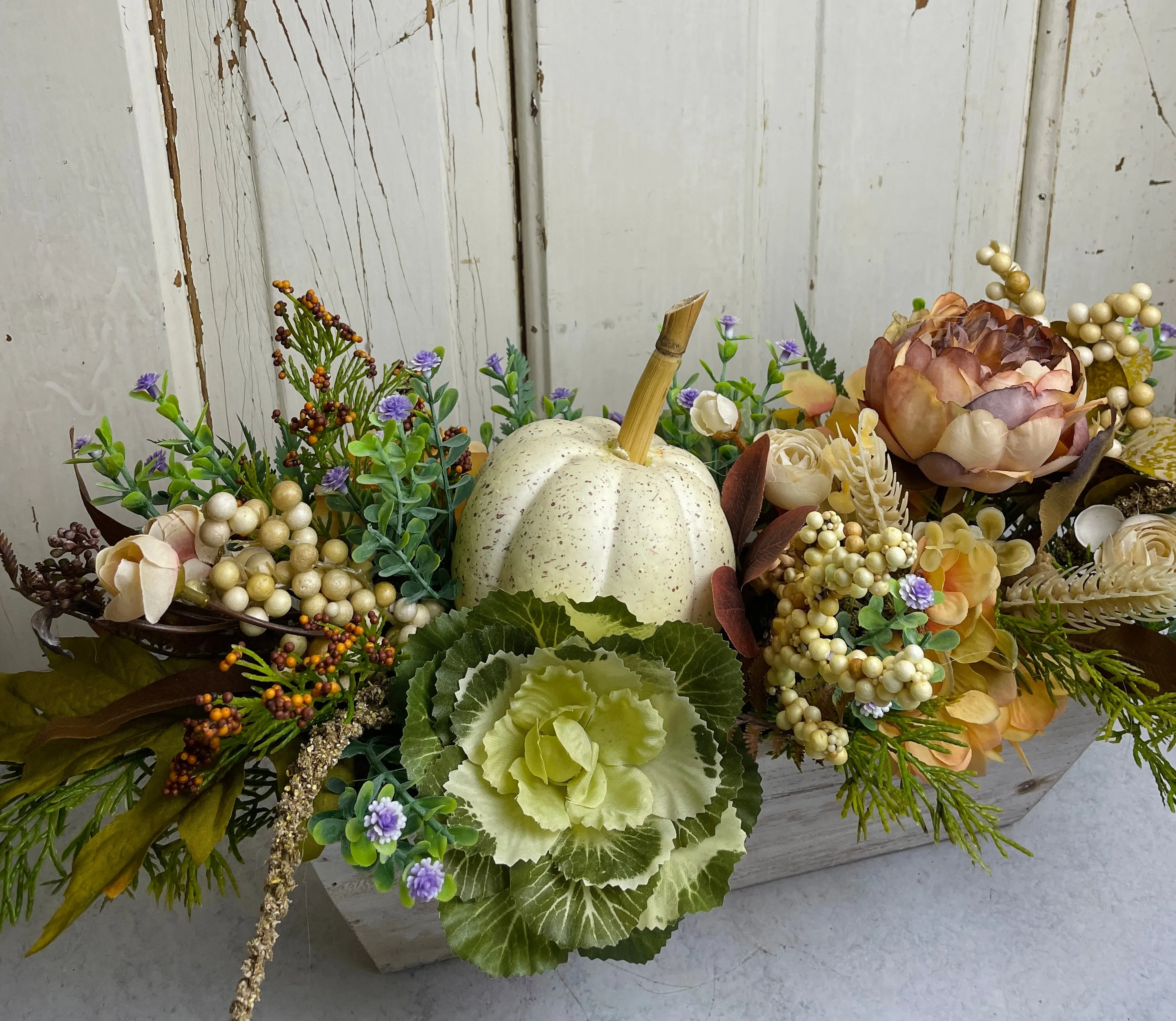 Fall Farmhouse Centerpiece