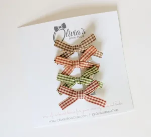 Fall Gingham Minis