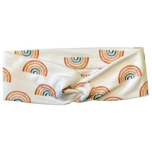 Fall Rainbow Knotties Headband