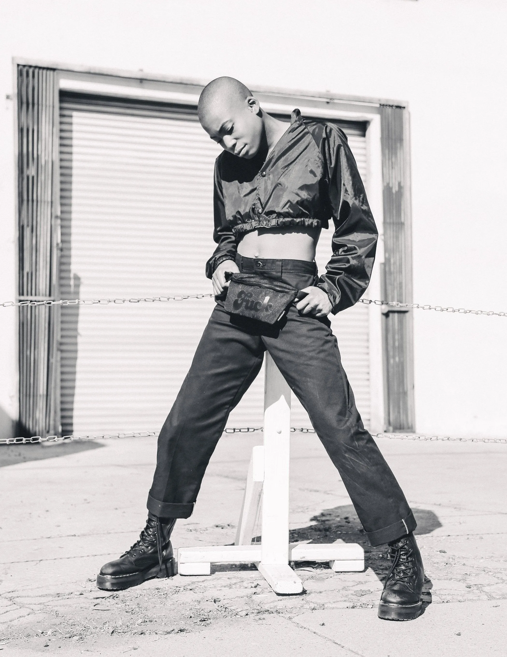 Fanny Pack | Slim |WERDS Fuck Black & Black