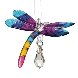 Fantasy Glass Suncatcher - Dragonfly, Tropical