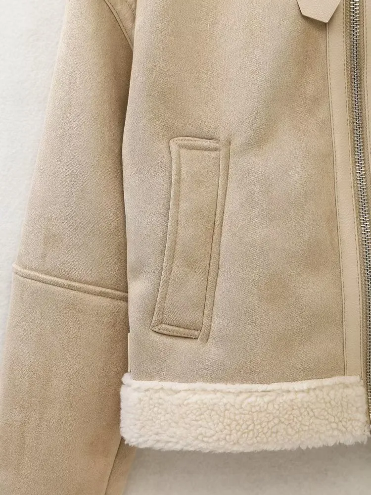 Fashionkova Rhett Faux Leather Oversize Jacket