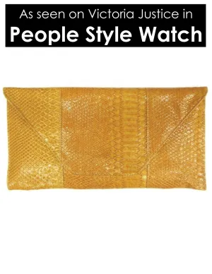 Faux Crocodile Clutch Purse Bag