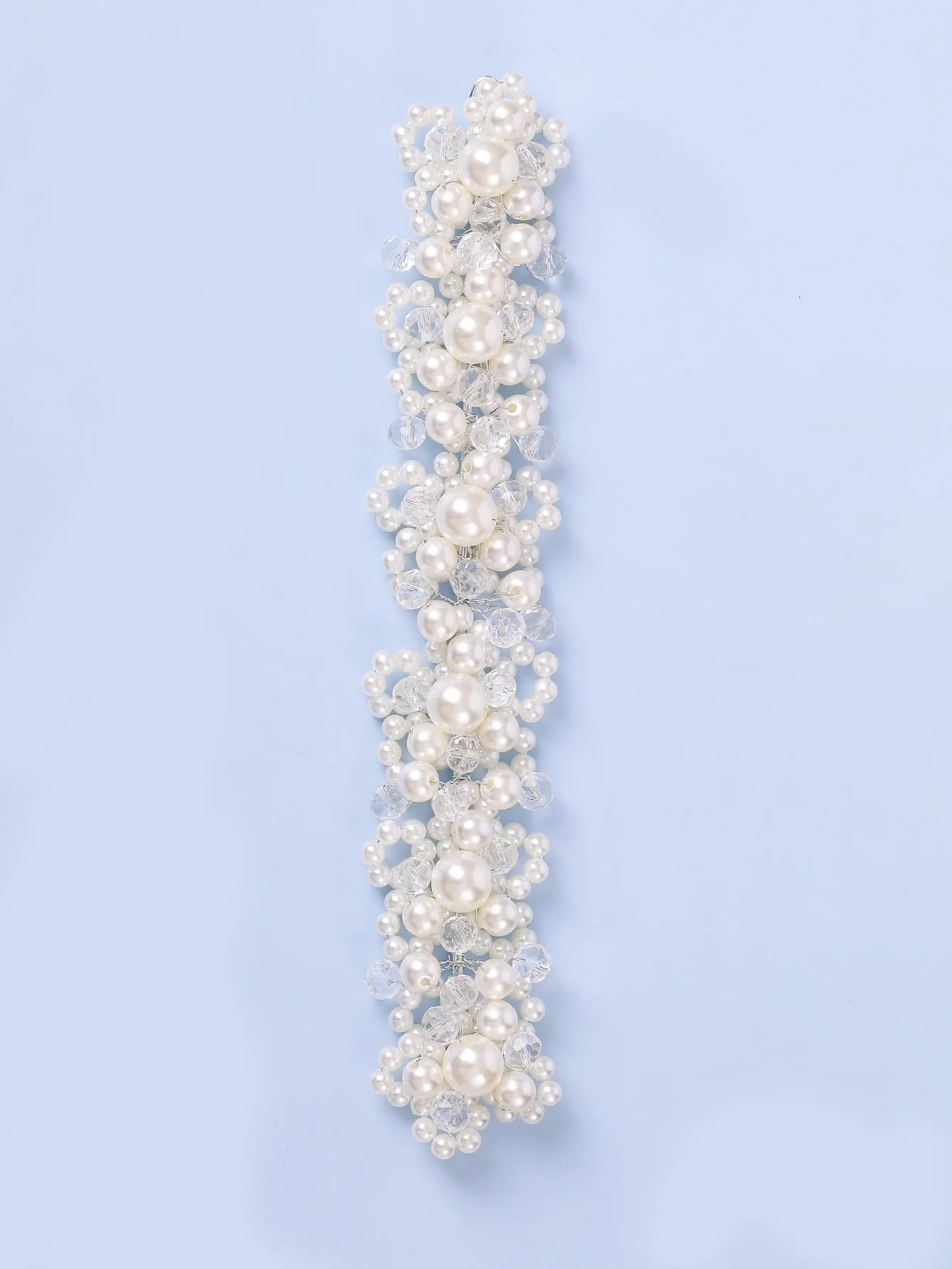 Faux Pearl Wedding Headbands For Women Silver Crystal Hair Band Bridal Headpieces For Bride Hair Jewelry Accessories Elegant Tiaras