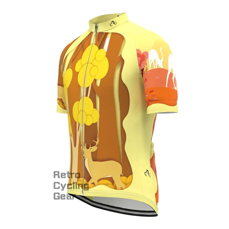 Fawn Autumn Equinox Short Sleeves Cycling Jersey