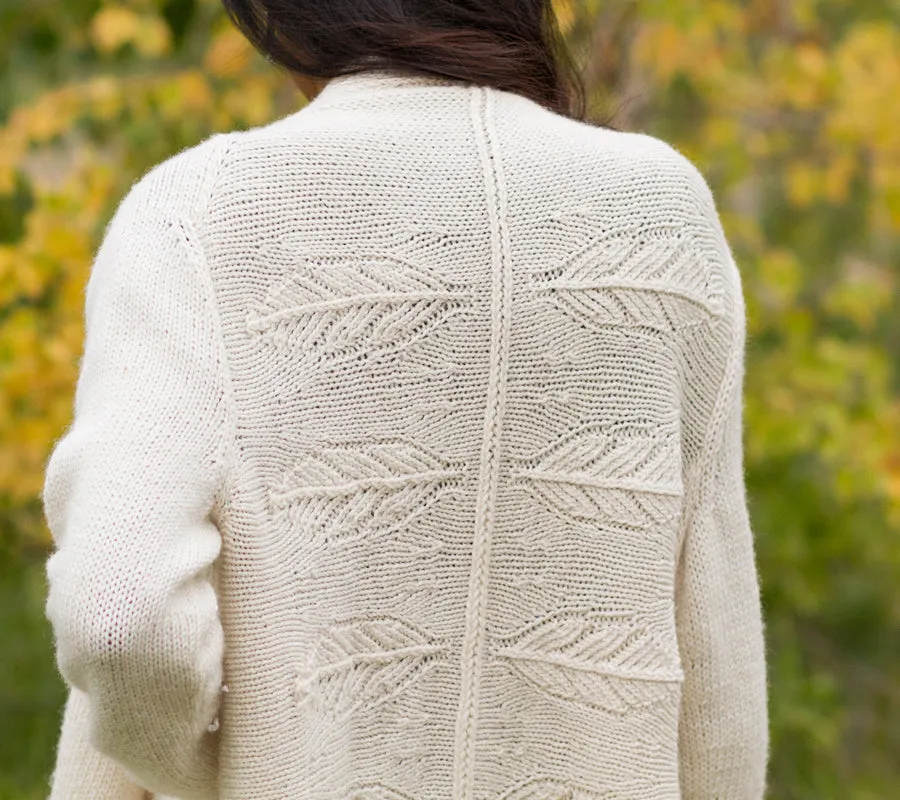 Feather Cardigan Wrap