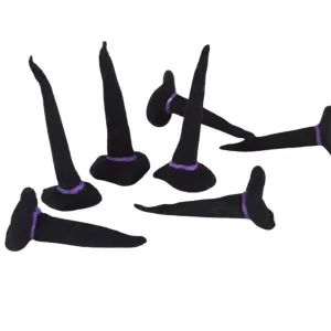 Felt Halloween Witch Hats