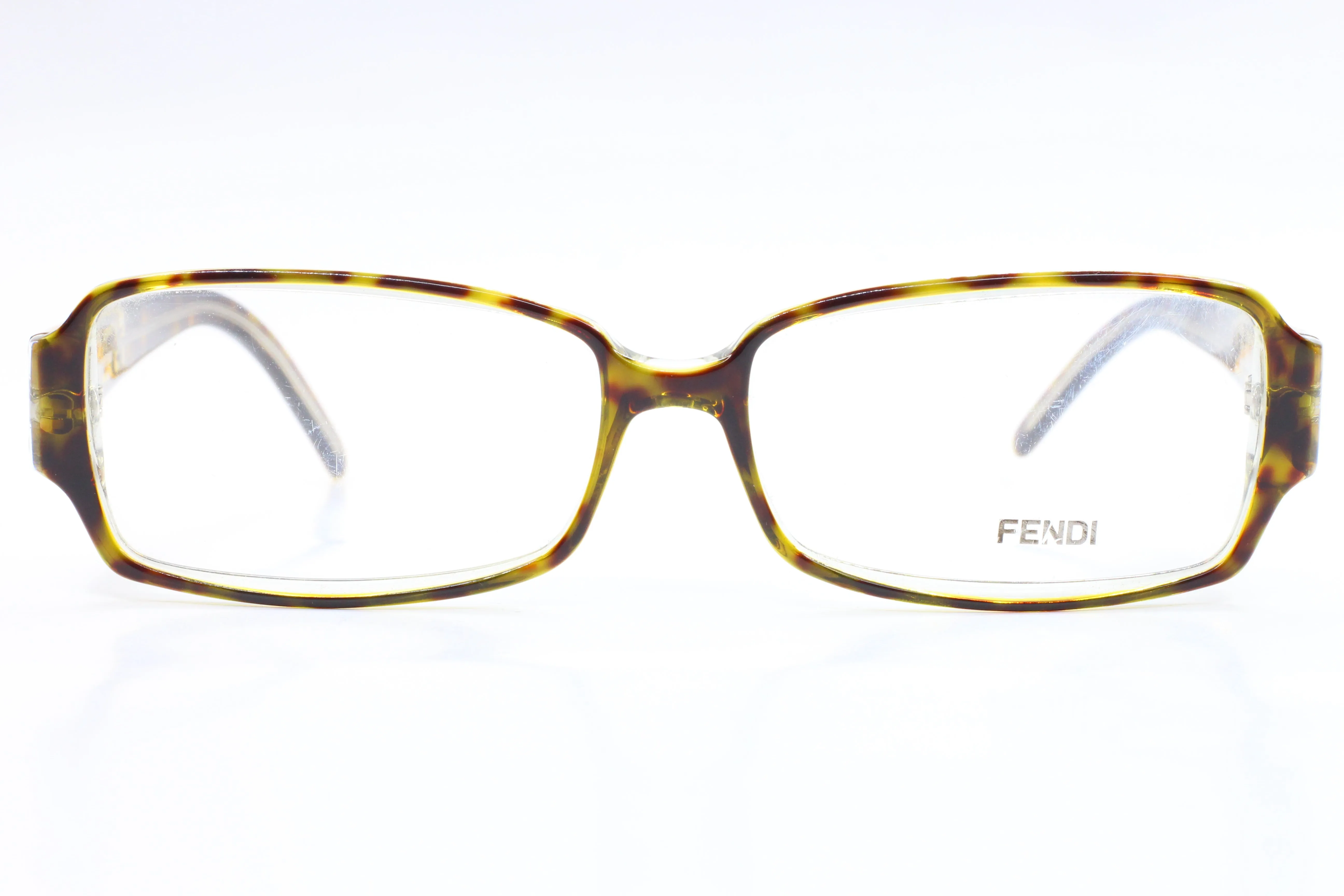 Fendi F665 216 Havana Tortoise Brown Italy Luxury Eyeglasses