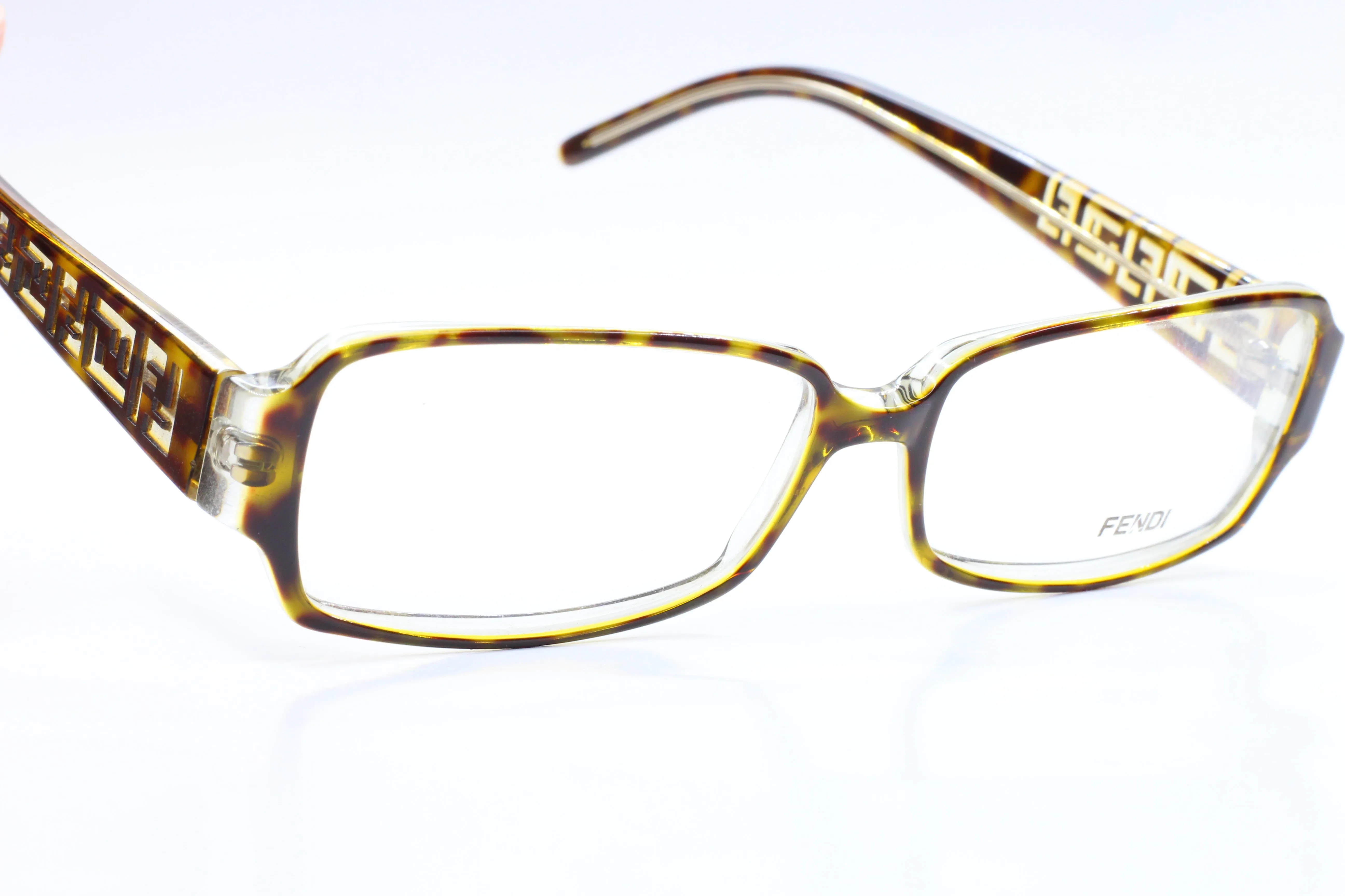 Fendi F665 216 Havana Tortoise Brown Italy Luxury Eyeglasses