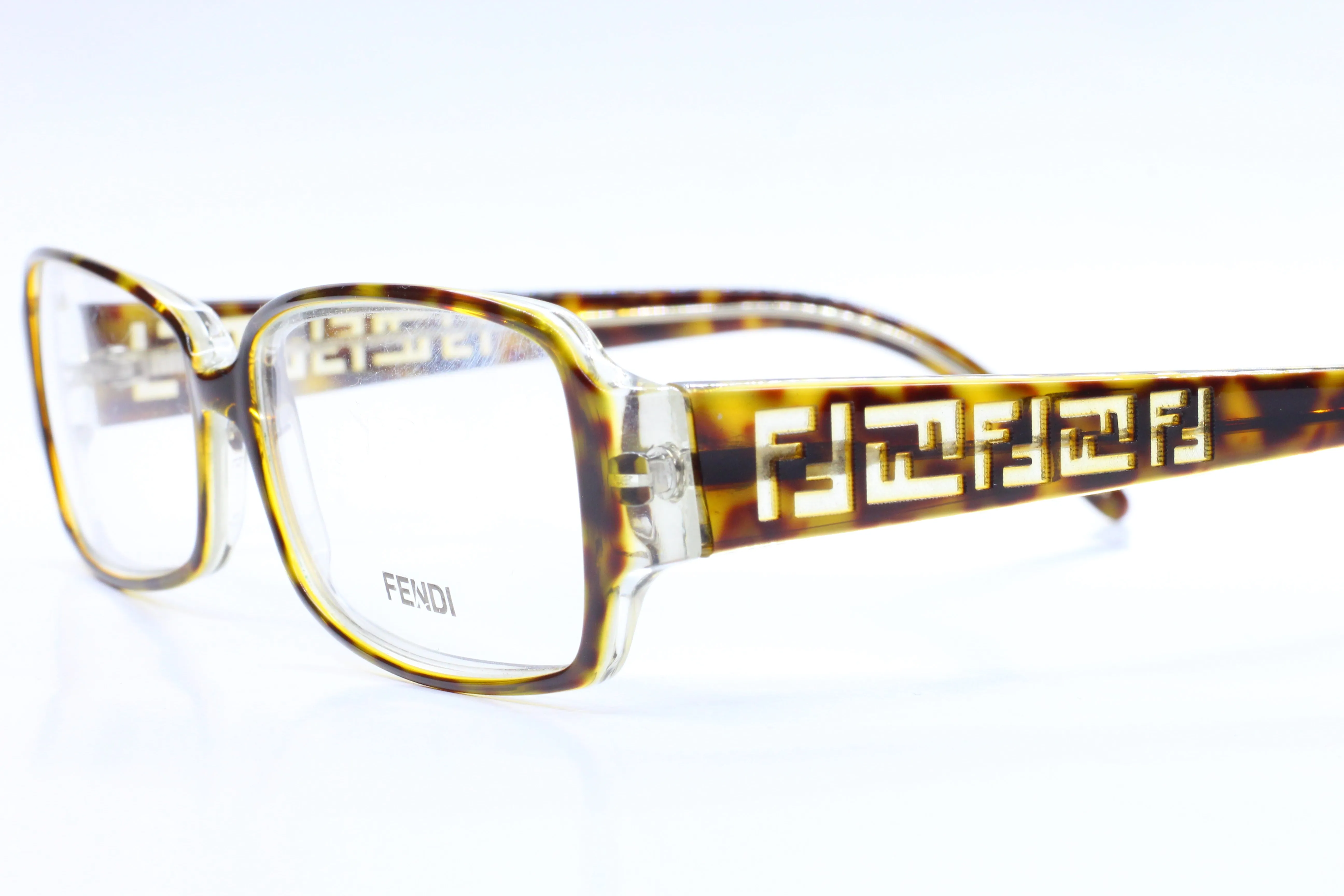 Fendi F665 216 Havana Tortoise Brown Italy Luxury Eyeglasses