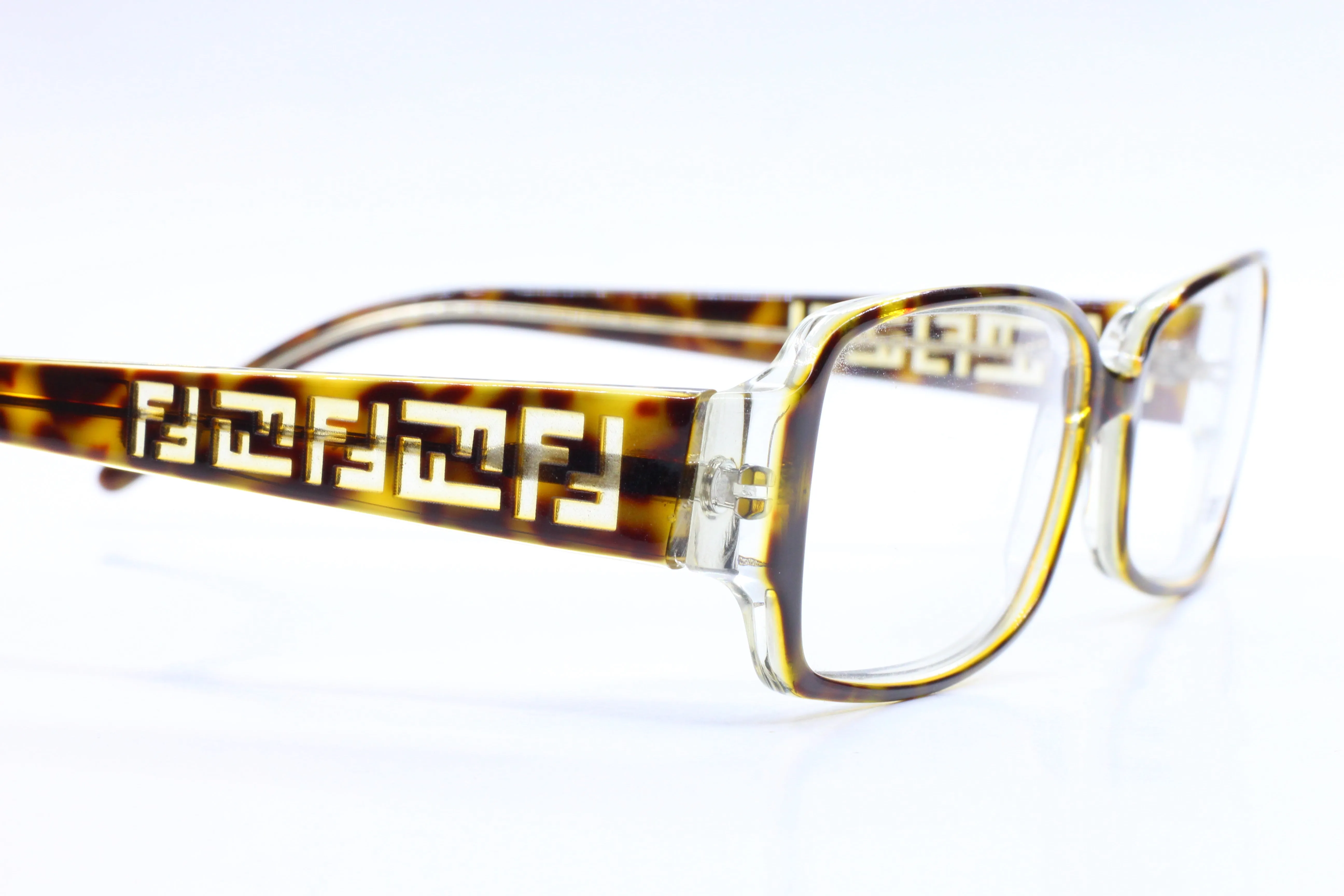 Fendi F665 216 Havana Tortoise Brown Italy Luxury Eyeglasses