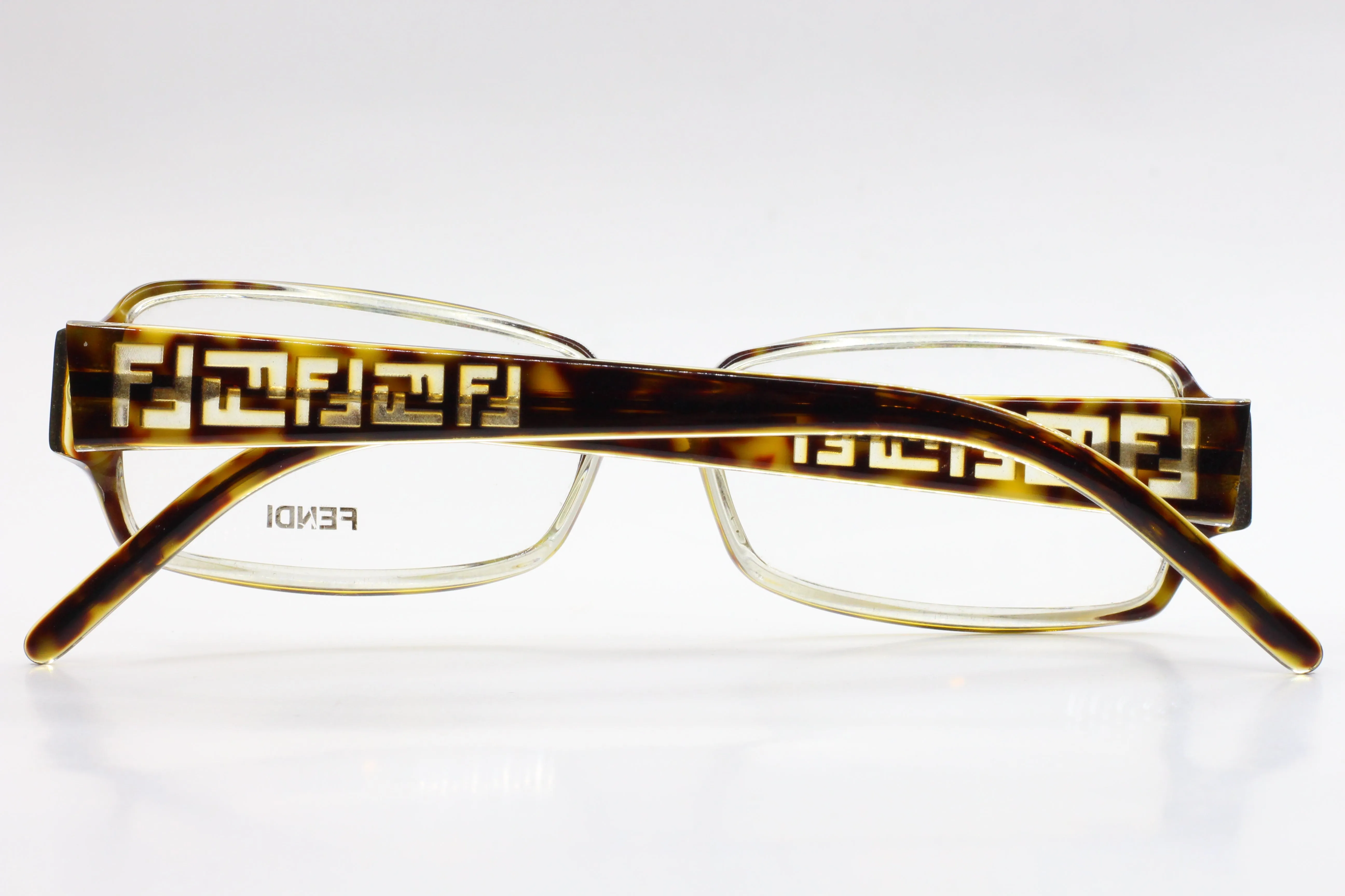 Fendi F665 216 Havana Tortoise Brown Italy Luxury Eyeglasses
