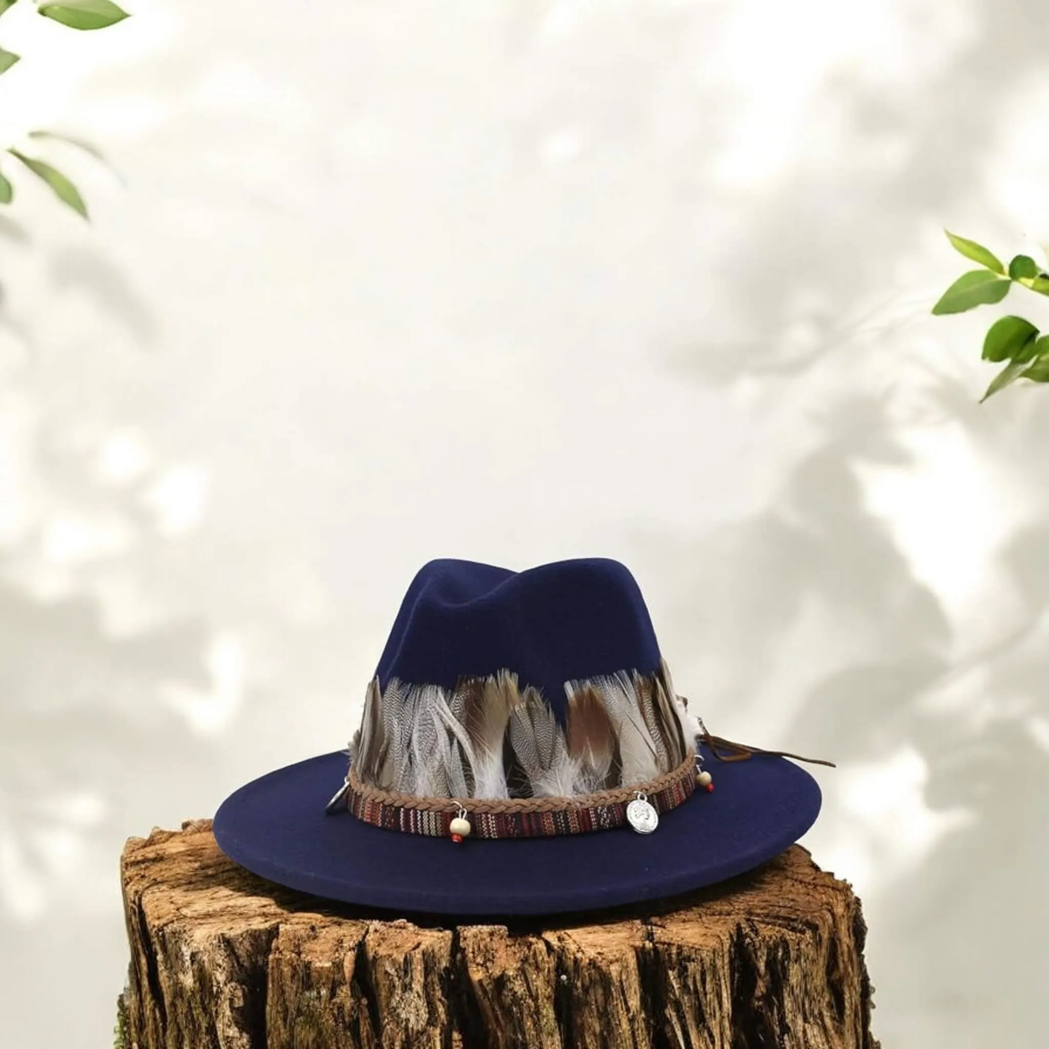Festival Feather Fedora Hat