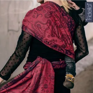 Fidella Woven Wrap - Persian Paisley Hot Larva