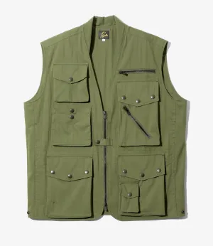 Field Vest - Olive - C/N Oxford Cloth