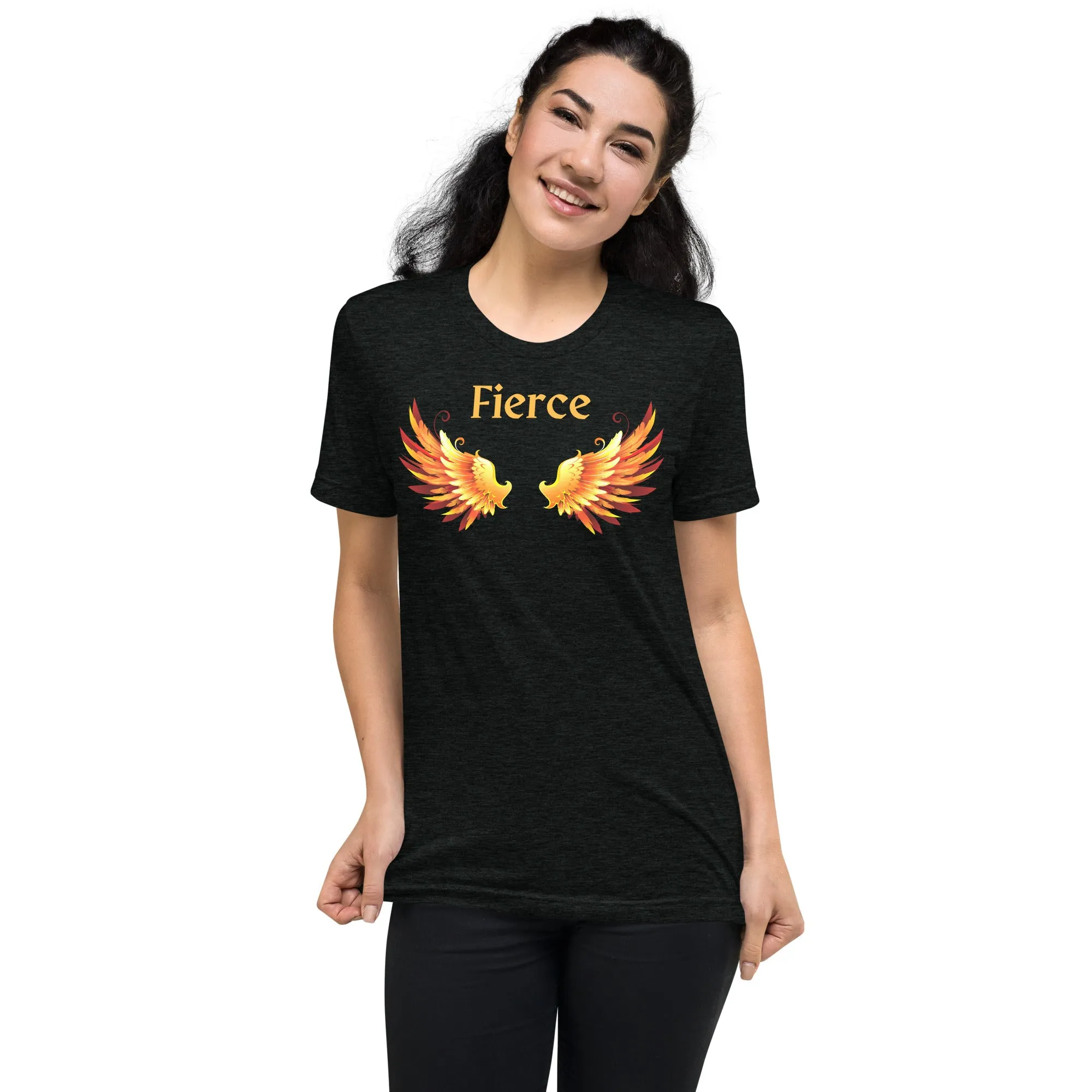 Fierce Wings - Short sleeve t-shirt, comfy, soft, fitted look