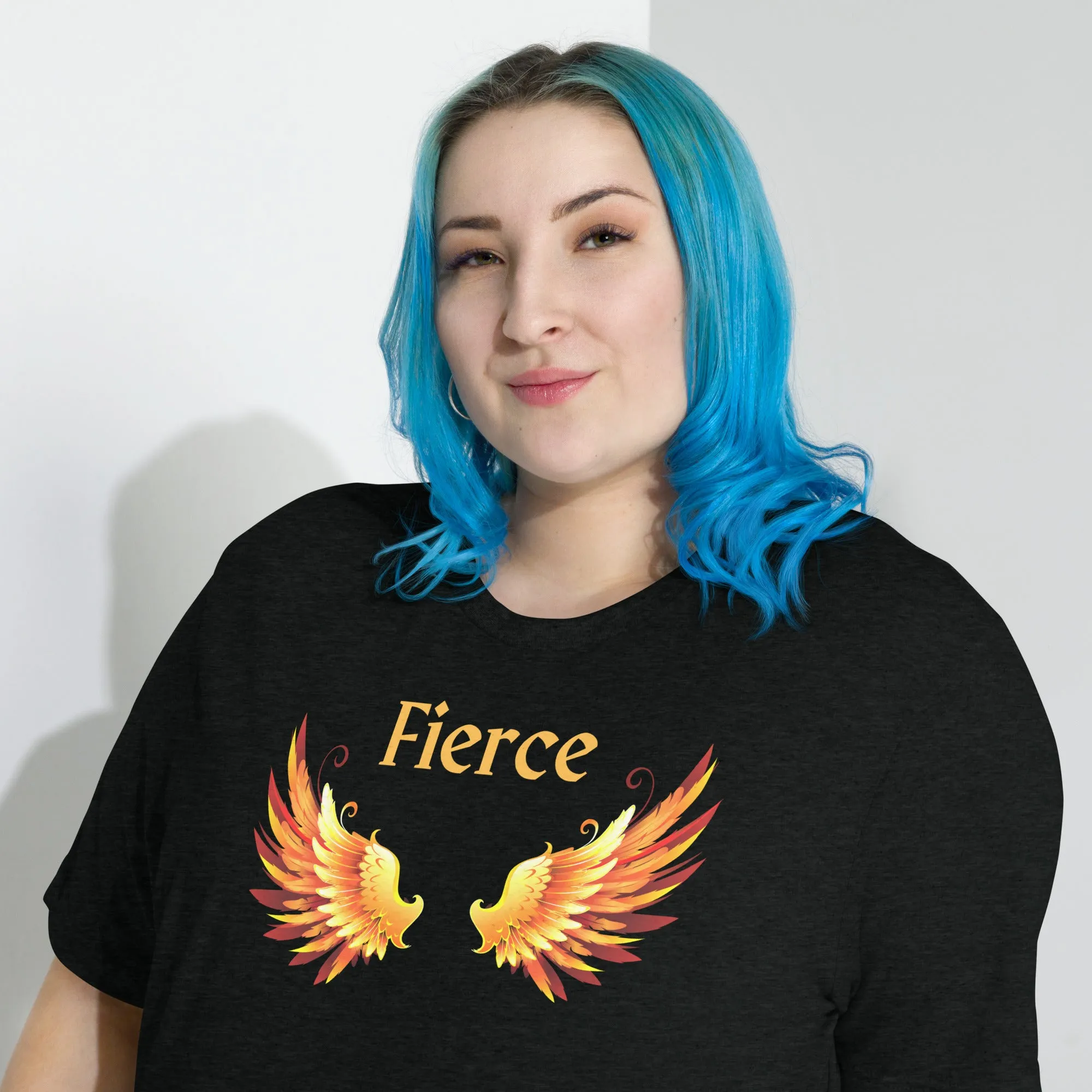 Fierce Wings - Short sleeve t-shirt, comfy, soft, fitted look
