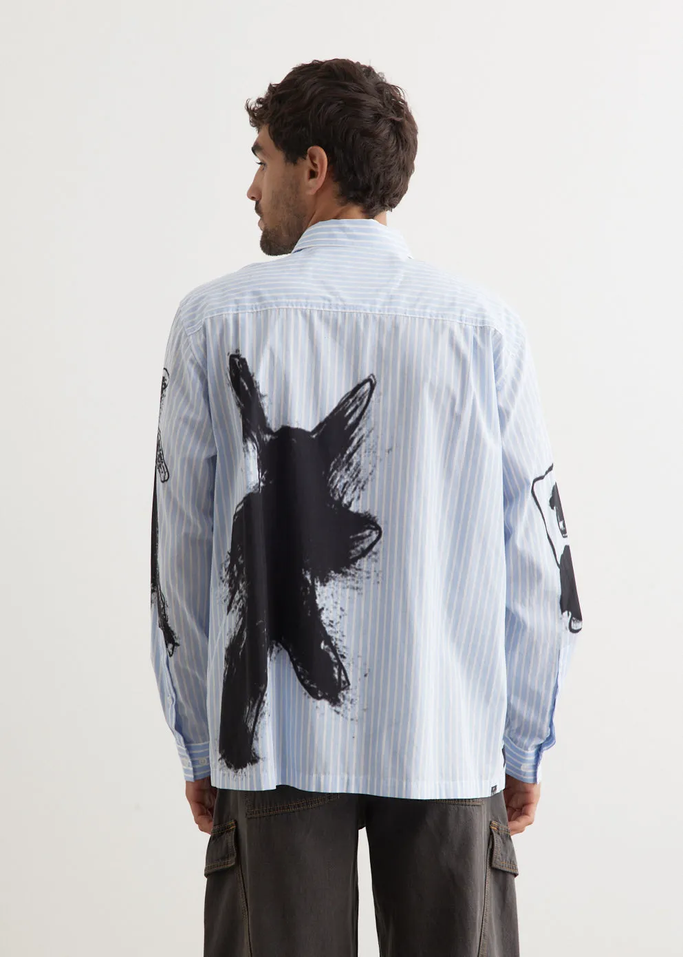 Figures (Susumu Mukai) Striped Shirt