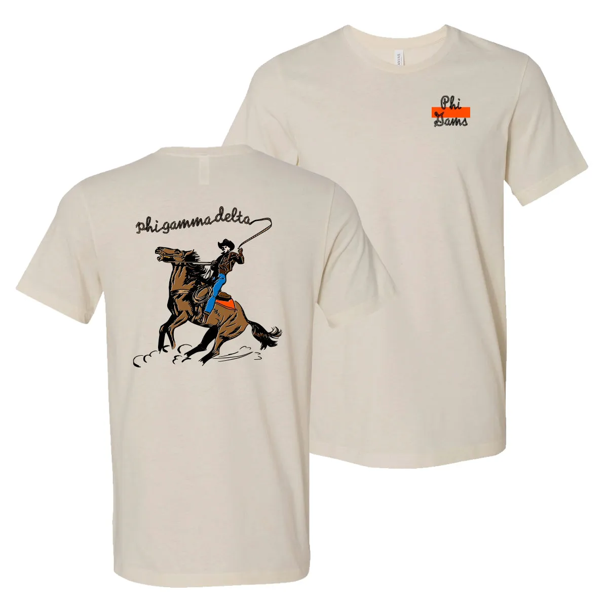 FIJI Neutral Western Tee