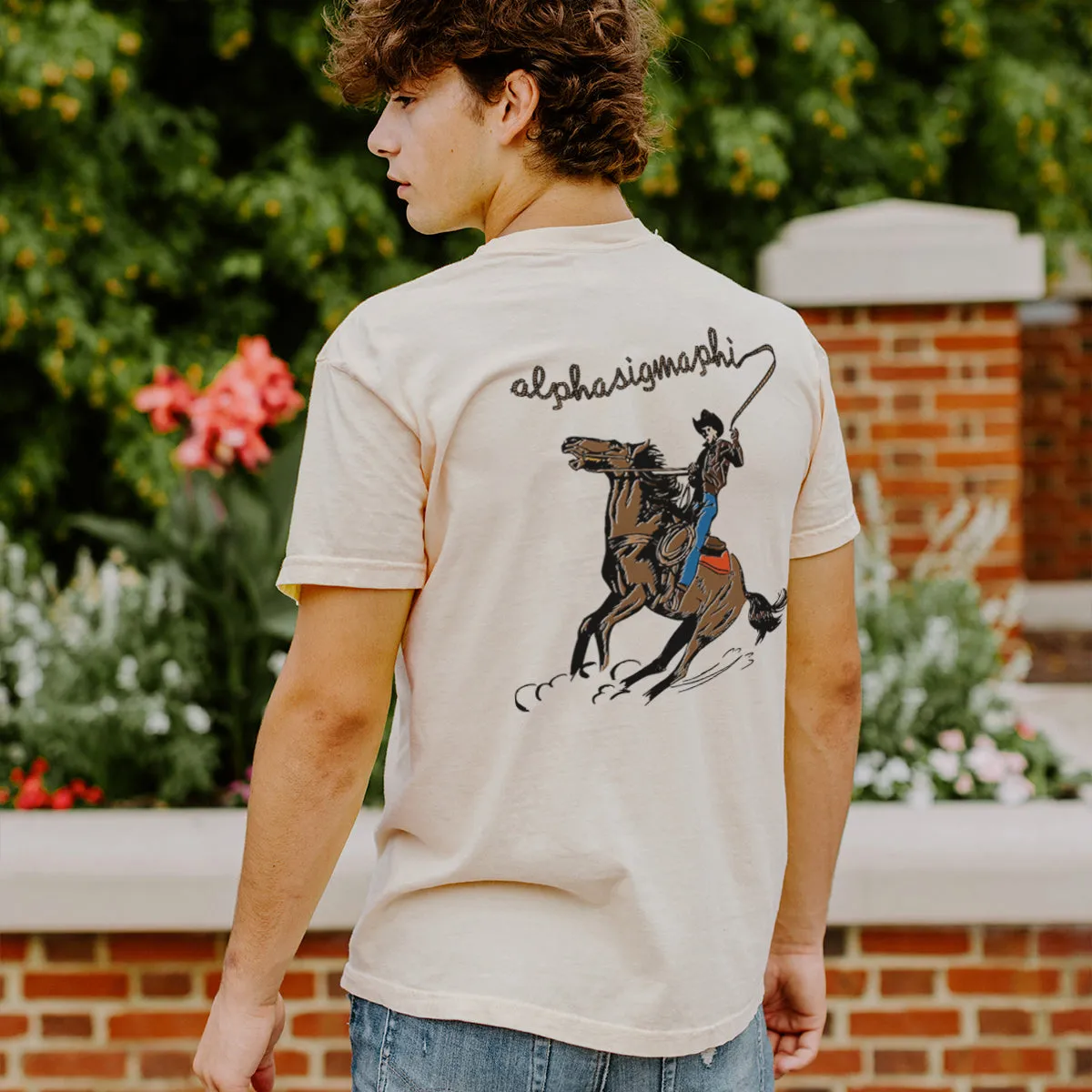 FIJI Neutral Western Tee