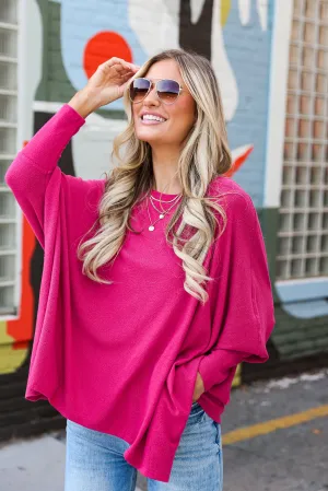 FINAL SALE - Jasmine Lightweight Knit Oversized Top - DU DEAL