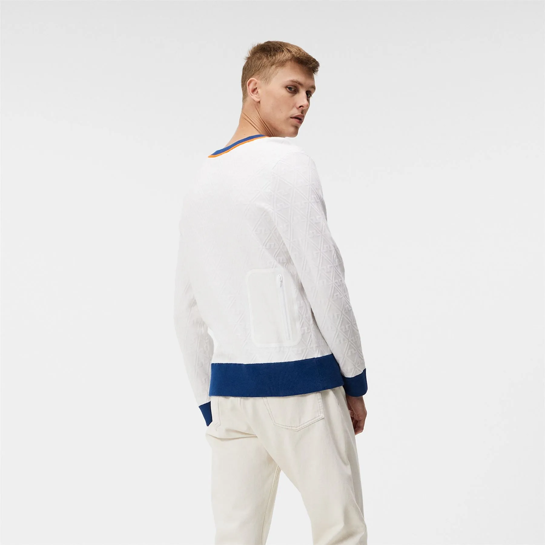 Finely Knitted Sweater White - AW23