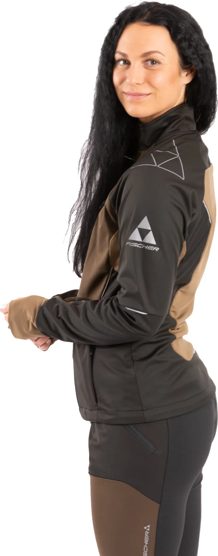 Fischer Women&#x27;s Åsarna 2 Softshell Jacket Oak Brown | Buy Fischer Women&#x27;s Åsarna 2 Softshell Jacket Oak Brown here | Outnorth