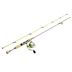 Fish Skins Spinning Combo, 5'6" Length, 2pc, 5.2:1 Gear Ratio, 3BB 1RB Bearings