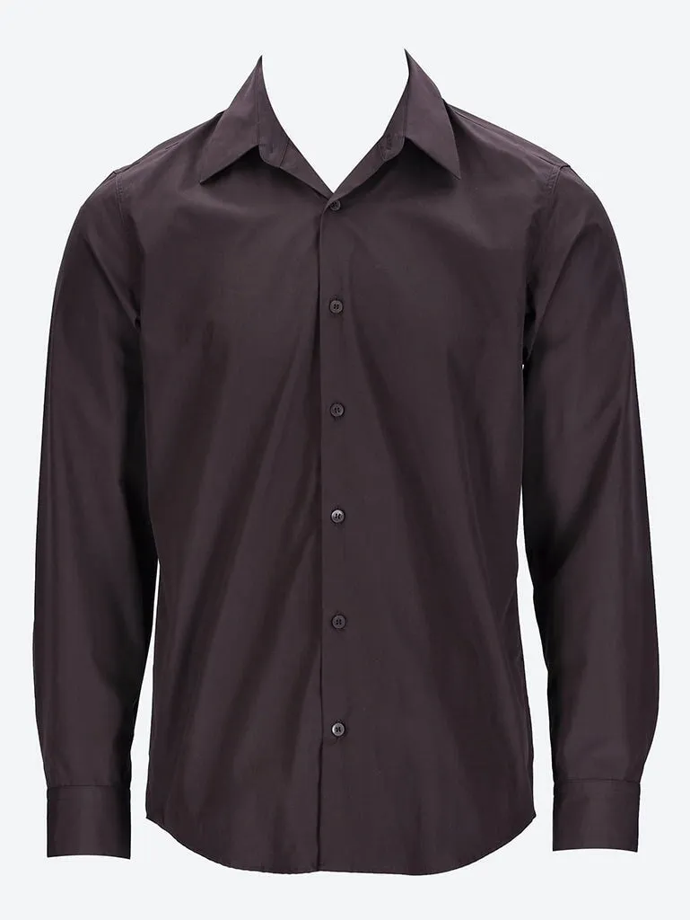 Fitted clean minimal details shirt